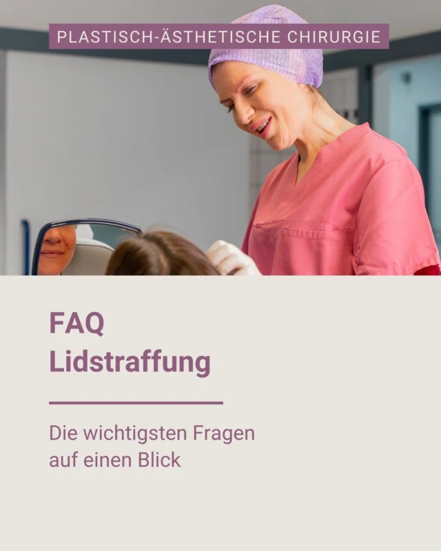👁️ Lidstraffung: Die häufigsten Fragen unserer Patientinnen und Patienten

Eine Lidstraffung kann den Blick wieder wacher und frischer wirken lassen. Viele Interessierte beschäftigen sich vor einer Behandlung jedoch mit ähnlichen Fragen: Sind Narben sichtbar? Wann ist Make-up wieder möglich? Wie lange hält das Ergebnis?

Bei einer Oberlidstraffung wird die Schnittführung gezielt in die natürliche Lidfalte gelegt, sodass die spätere Narbe möglichst unauffällig bleibt. Auch nach dem Eingriff begleitet Sie unser Team persönlich und steht Ihnen bei Fragen zur Seite.

Eine individuelle Beratung ist der erste Schritt, um herauszufinden, ob eine Lidstraffung zu deinen Vorstellungen und Voraussetzungen passt.

📩 Du möchtest mehr über die Behandlung erfahren? Kontaktiere uns für weitere Informationen oder vereinbare ein persönliches Beratungsgespräch.

#SchlossparkKlinik #Oberlidstraffung #Lidstraffung