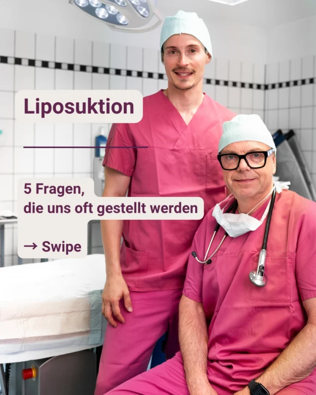 Liposuktion – und was du darüber vielleicht schon immer wissen wolltest. 👀

Eine Fettabsaugung ist ein operativer Eingriff, bei dem gezielt Fettzellen aus bestimmten Körperregionen entfernt werden können. Trotzdem gibt es rund um die Behandlung viele Fragen: Wie lange hält das Ergebnis? Tut die OP weh? Und wann sieht man eigentlich das endgültige Resultat?

In unserem Carousel beantworten wir 5 Fragen, die uns rund um die Liposuktion häufig begegnen:

01 | Wie lange hält das Ergebnis?
02 | Ist eine Fettabsaugung schmerzhaft?
03 | Kann eine Liposuktion bei starkem Übergewicht durchgeführt werden?
04 | Welche Körperbereiche können behandelt werden?
05 | Wann sehe ich das endgültige Ergebnis?

Wichtig: Eine Liposuktion ist keine Methode zur allgemeinen Gewichtsreduktion. Sie kann vielmehr bei bestimmten, lokal begrenzten Fettdepots zur Konturierung des Körpers infrage kommen. Ob eine Fettabsaugung sinnvoll ist und welche Technik geeignet sein könnte, hängt immer von der individuellen Anatomie, der Hautbeschaffenheit und dem jeweiligen Befund ab.

Auch die Zeit nach der OP gehört zur Behandlung: Schwellungen, Blutergüsse und ein Spannungsgefühl können zunächst auftreten. Bis sich die endgültige Körperkontur zeigt, braucht der Körper Zeit. Und wie jeder operative Eingriff ist auch eine Liposuktion mit Risiken verbunden – darüber sprechen wir ausführlich im persönlichen Beratungsgespräch.

👉 Swipe dich durch die 5 häufigsten Fragen und speichere dir den Beitrag, wenn du dich näher mit dem Thema Liposuktion beschäftigst.

Welche Frage zur Fettabsaugung interessiert dich noch? Schreib sie uns gerne in die Kommentare. 💬

#schlossparkklinik #fettabsaugung #liposuktion